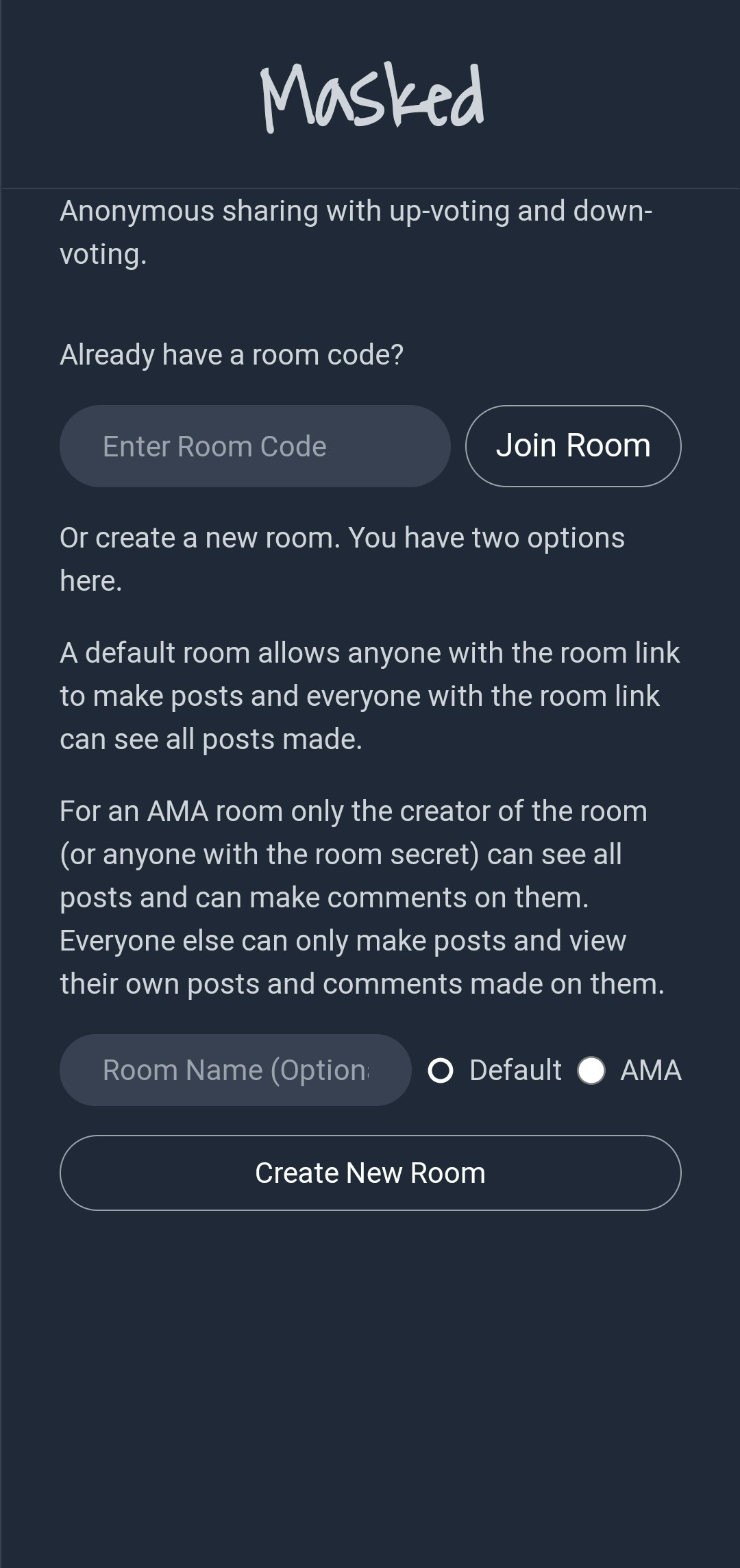 Media Bertopeng - Perkongsian tanpa nama dengan upvoting dan downvoting 3