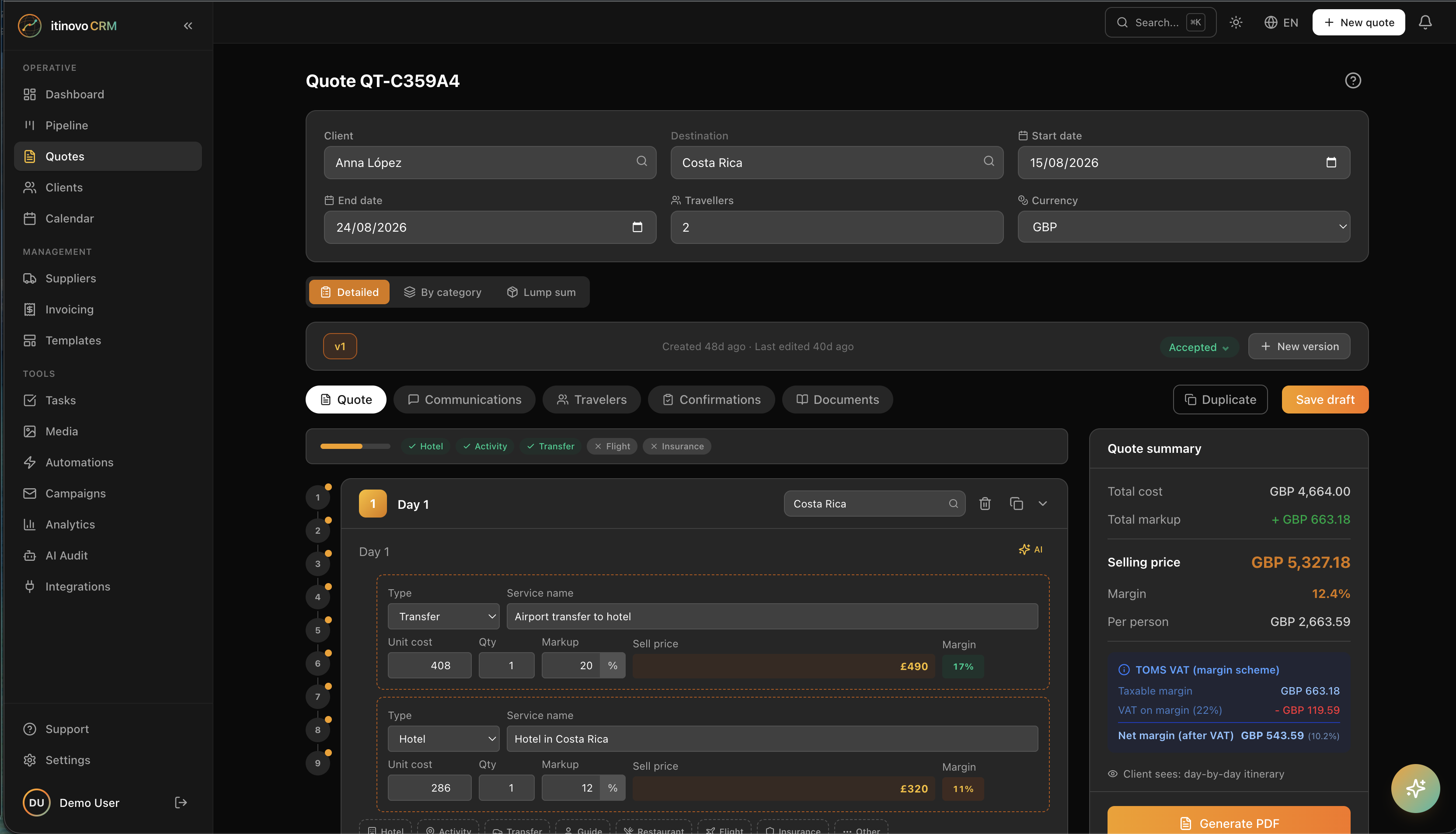 itinovo CRM gallery image