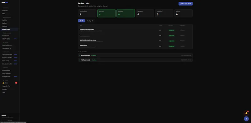 SiteOps screenshot 10