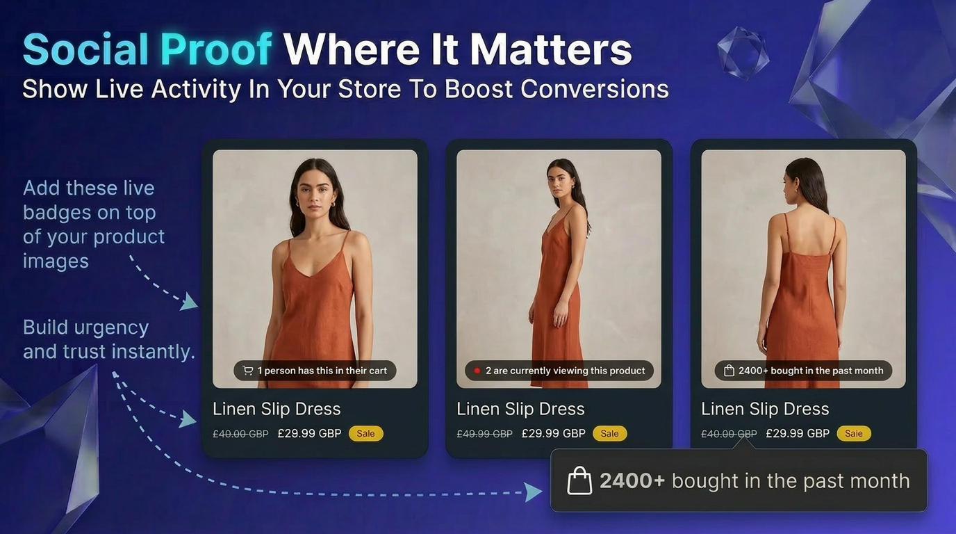 Sold So Many: Social Proof Messaging gallery image
