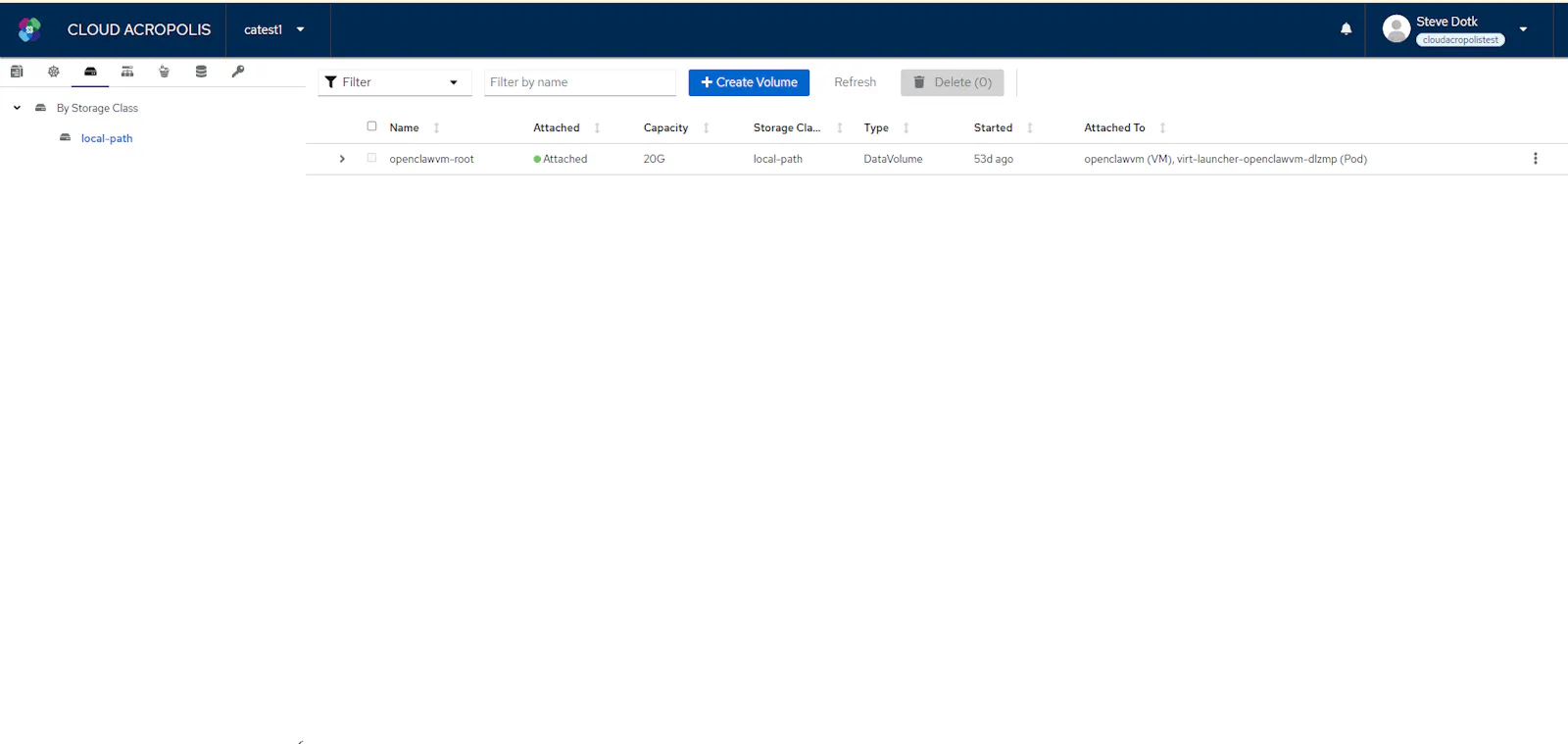 Cloud Acropolis Kubernetes screenshot 2