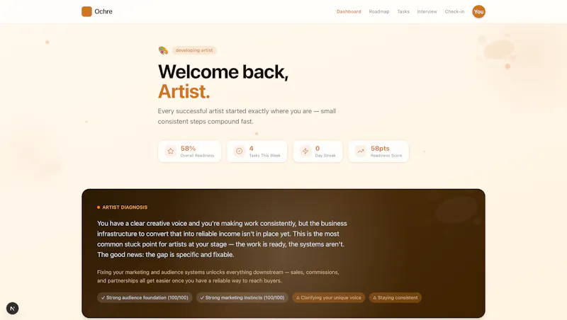 Ochre — Grow Your Creative Business screenshot 3