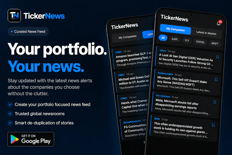 Tickernews screenshot 1
