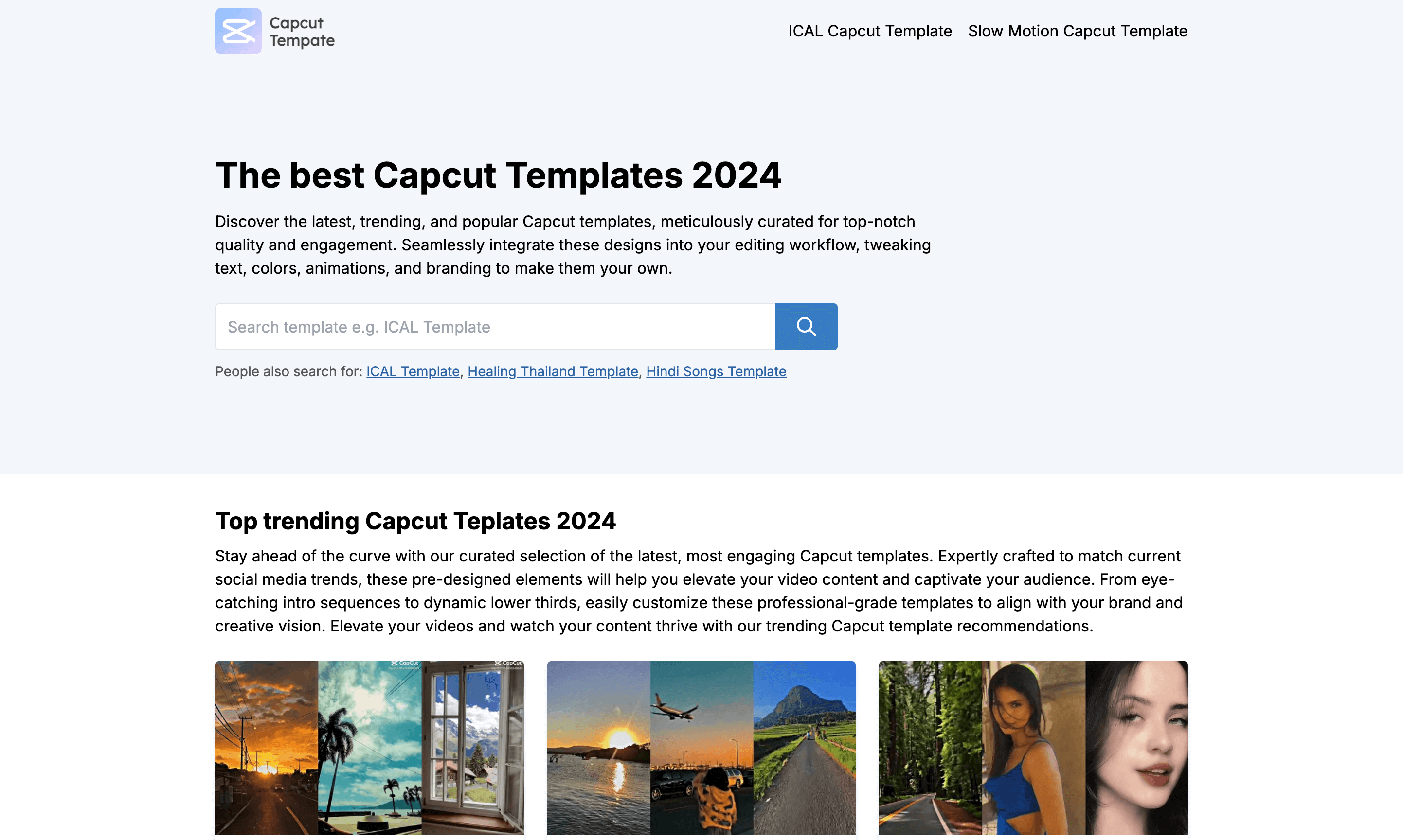 Откройте для себя шаблон Capcut тренда медиа 1
