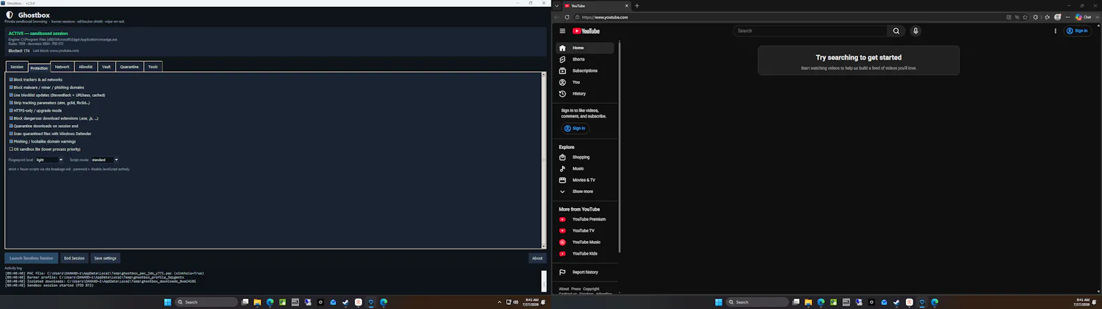 Ghostbox Browser  screenshot 2
