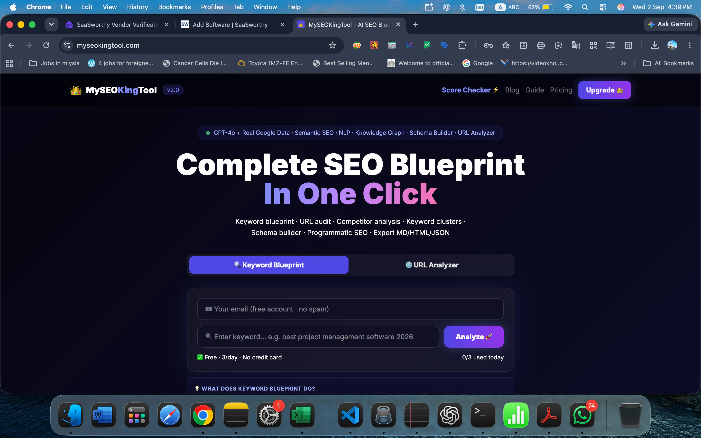 My SEO King Tool