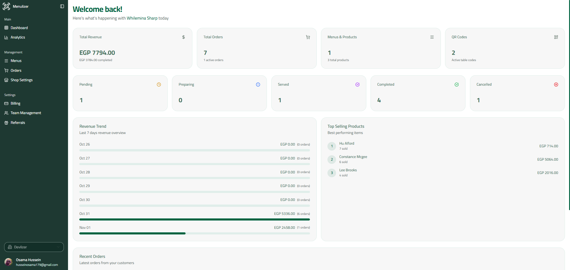 Menulizer - Screenshot 2 preview