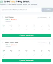 ToDo Tally - Habit app plays like a game gallery image