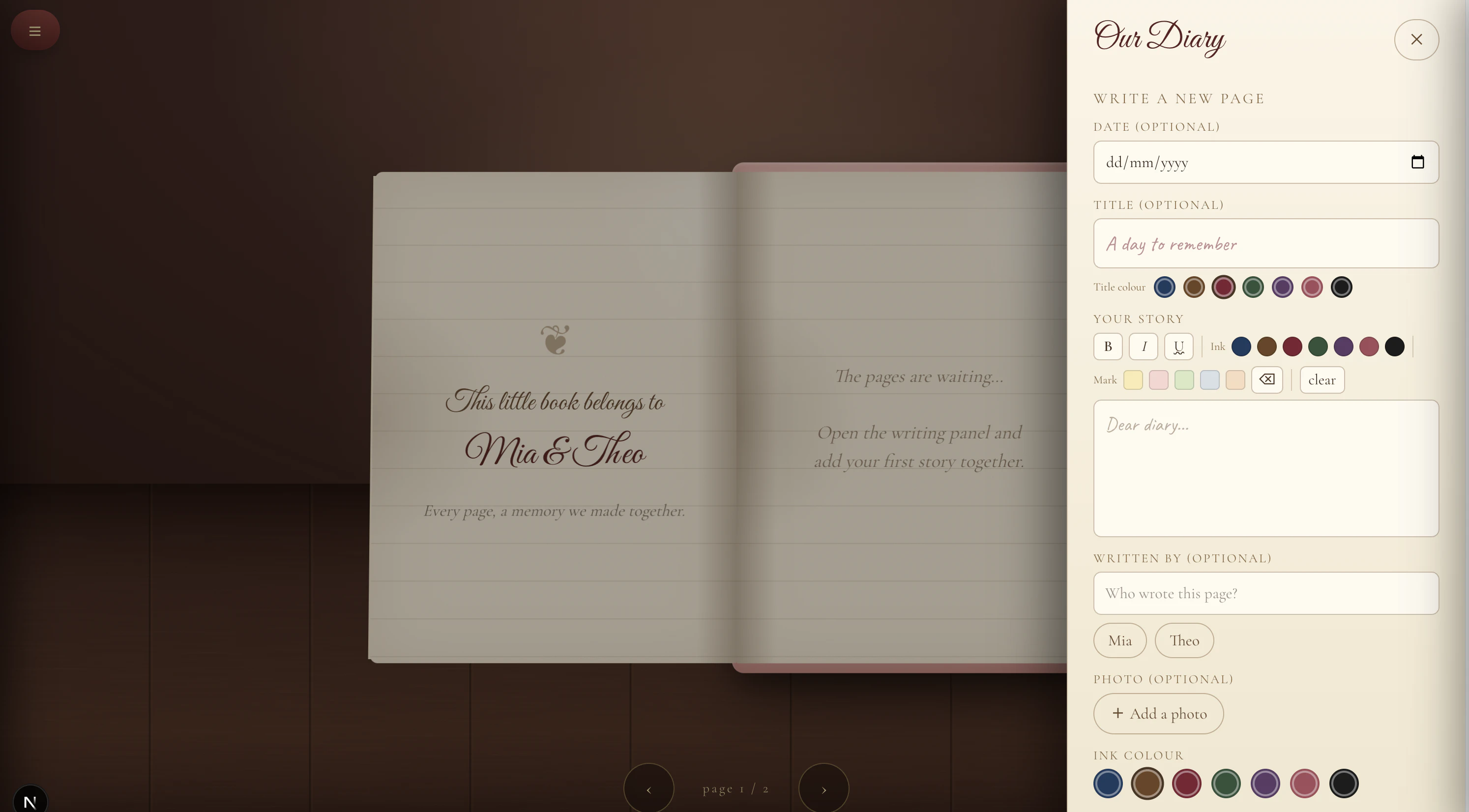 Pages of Love 截图 5