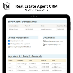 Agent immobilier CRM