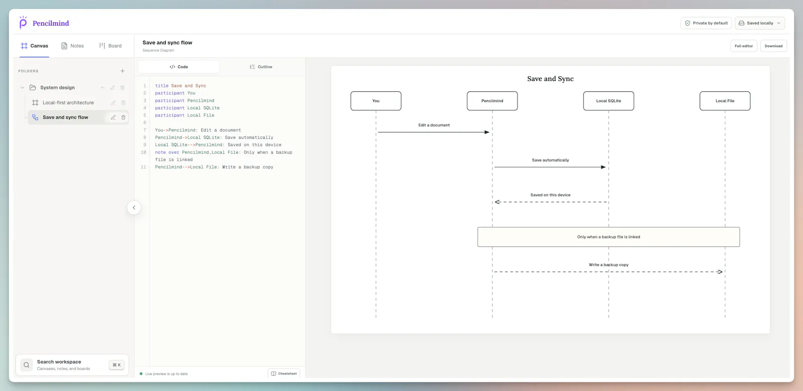 Pencilmind screenshot 2