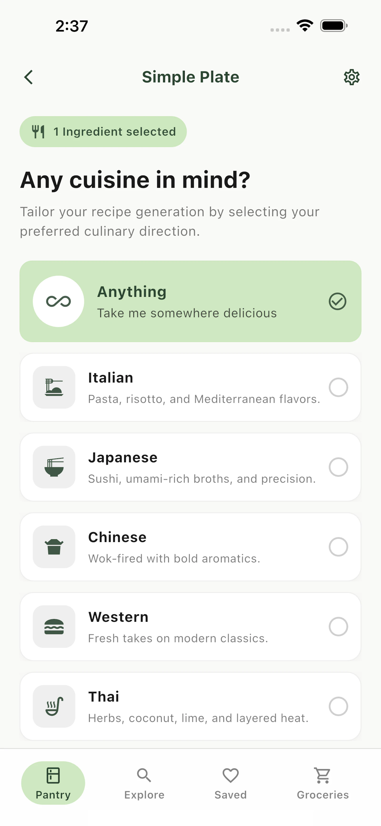 Simple Plate — Cook What You Have screenshot 3