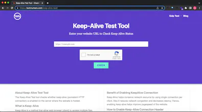 Keep-Alive Test Tool gallery image