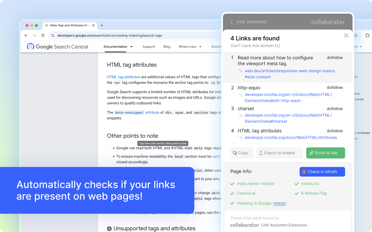 Collaborator Link Assistant gallery image