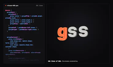 GSS - GPU Style Sheets gallery image