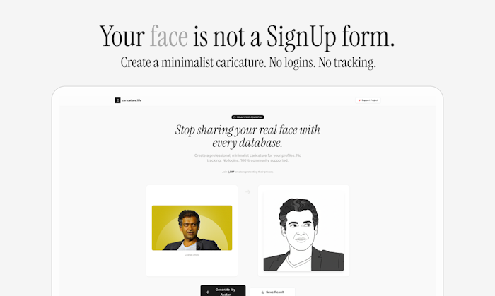 caricature.life产品图