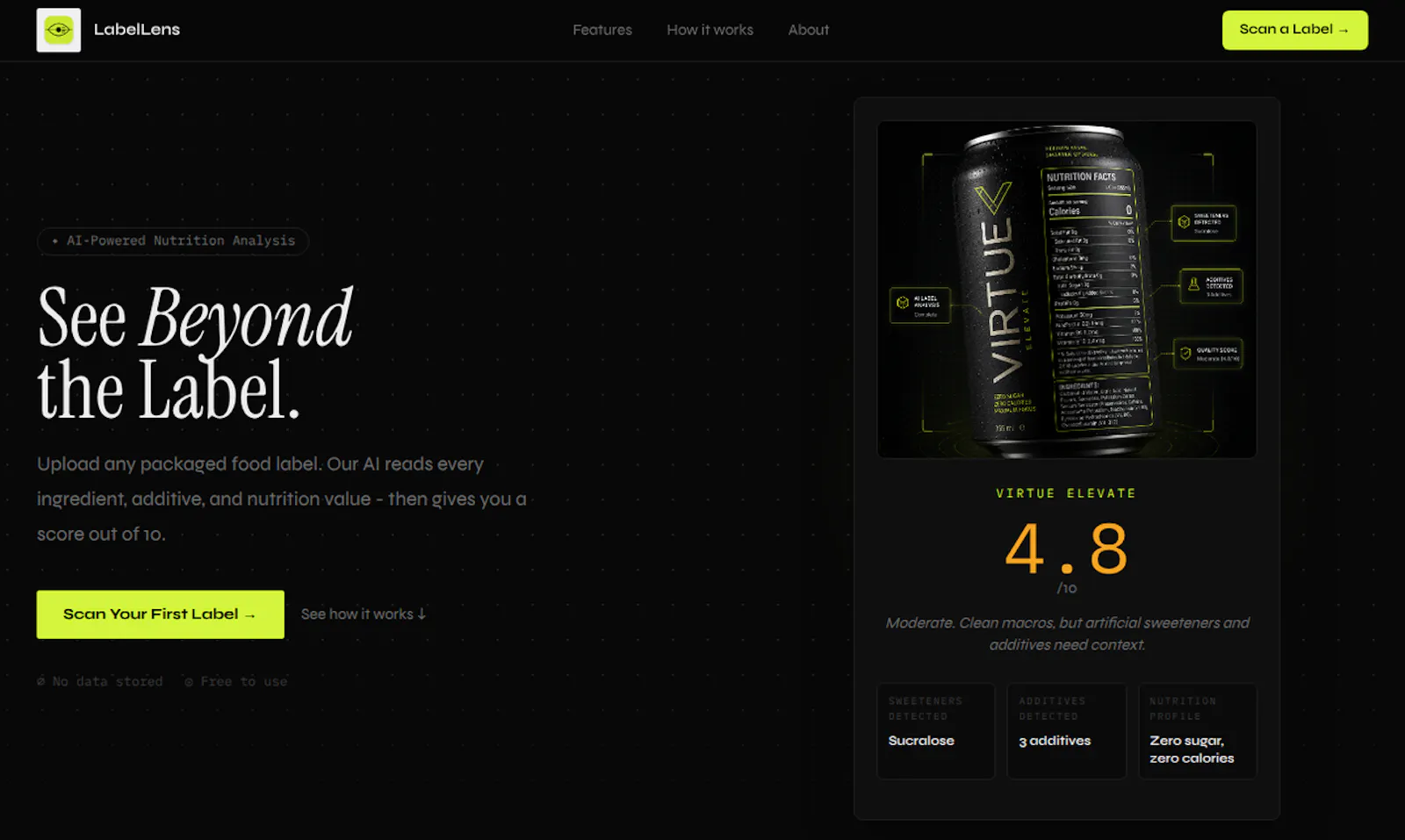 LabelLens screenshot 1