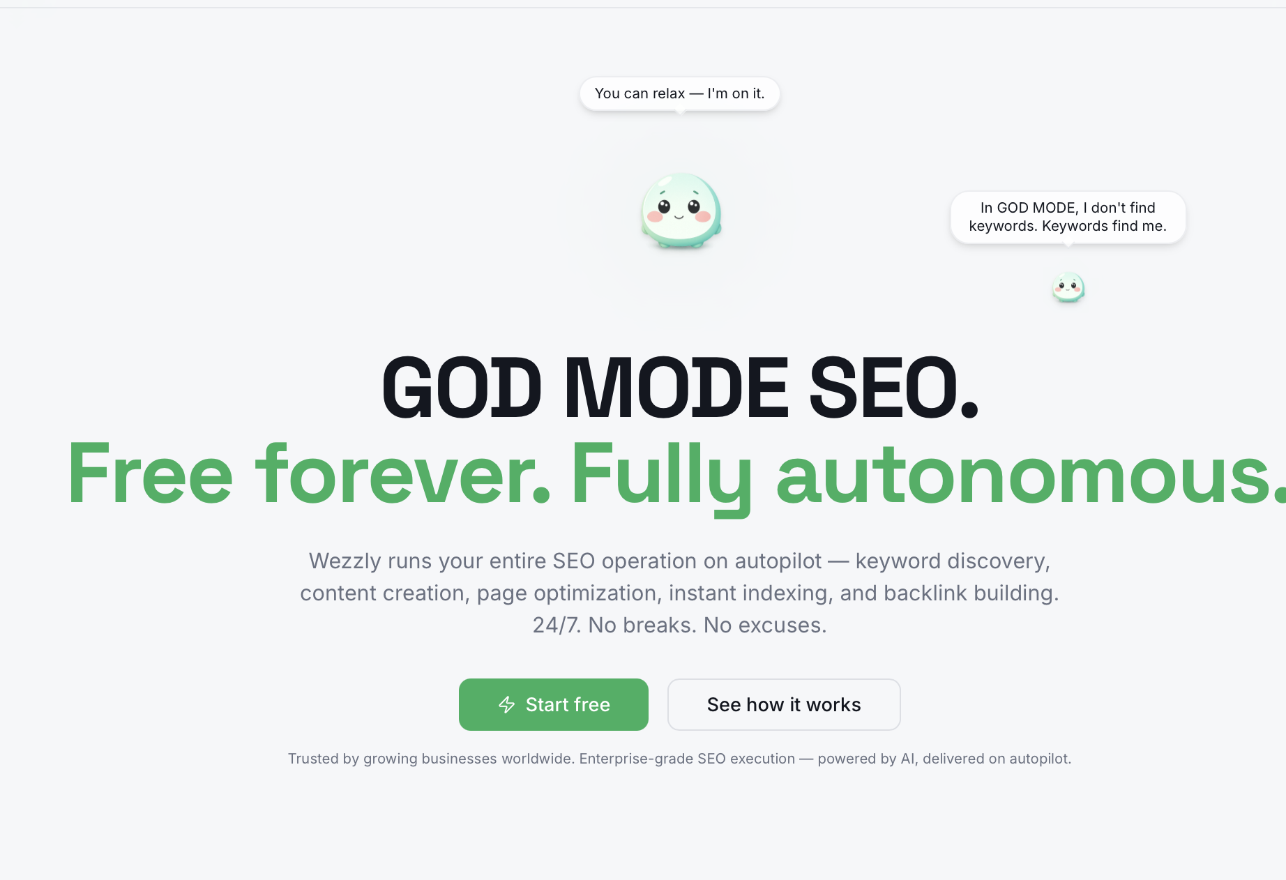 OpenClaw For SEO = SEO ON GOD MODE - Main product screenshot demonstrating key features and user interface