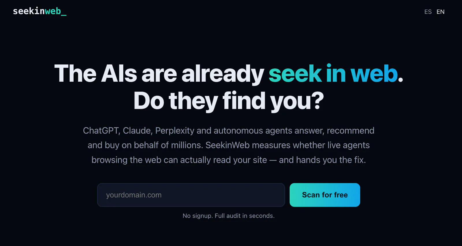 SeekinWeb screenshot 1