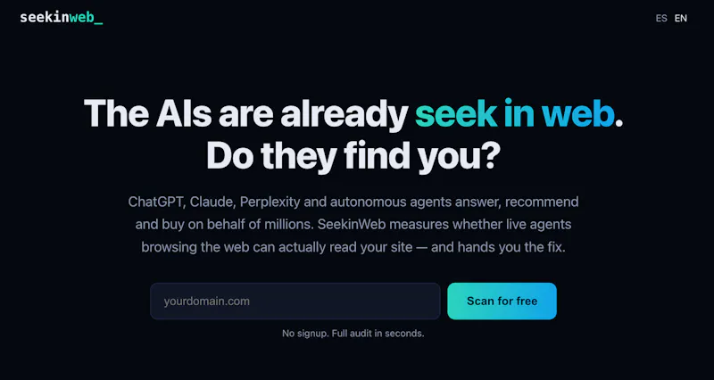 SeekinWeb screenshot 1