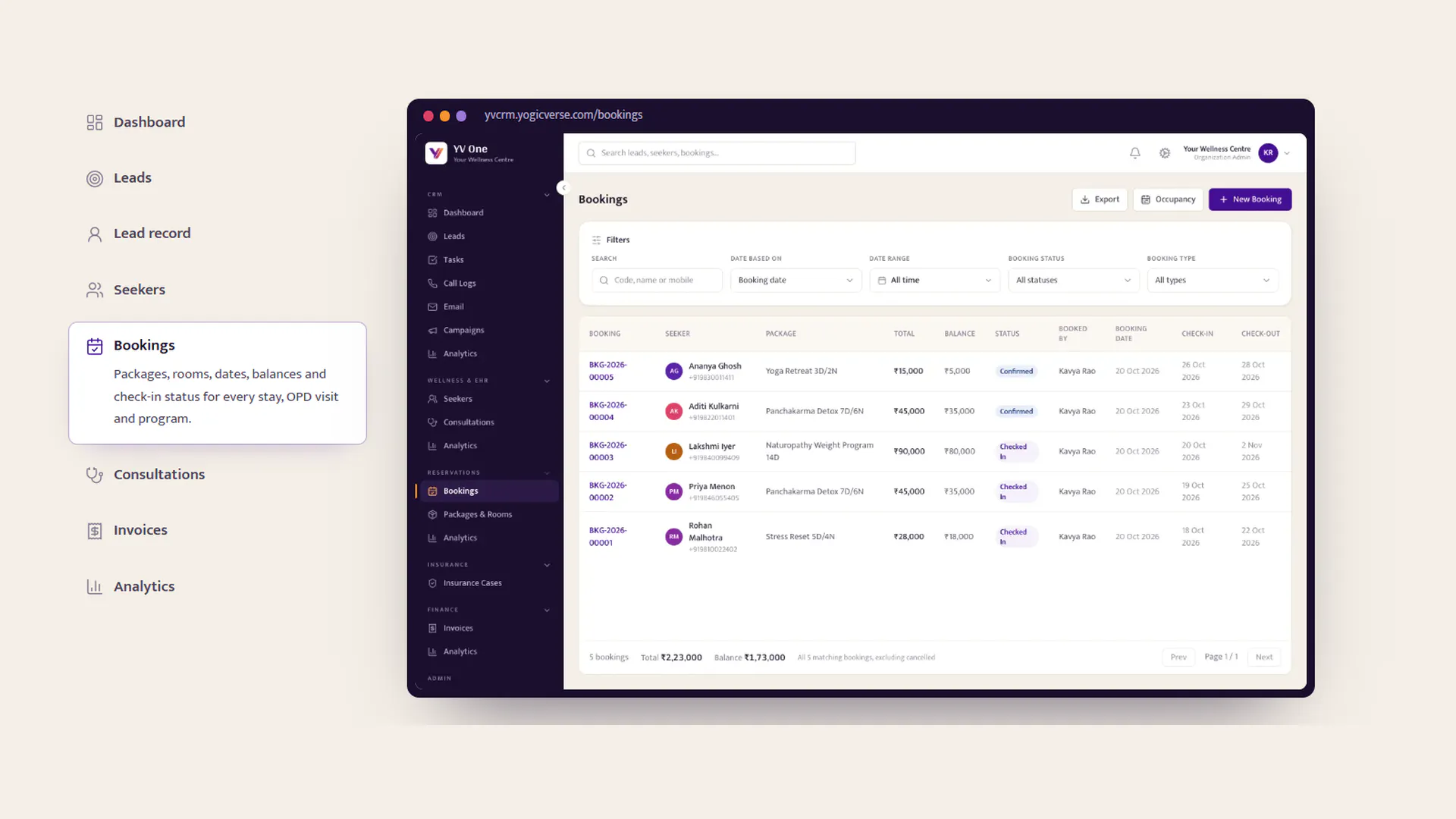 Wellness CRM gallery image