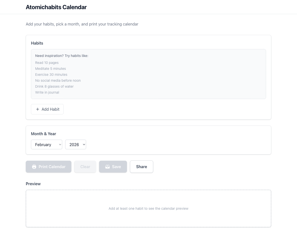 Micro-Habit Tracker - Main product screenshot demonstrating key features and user interface