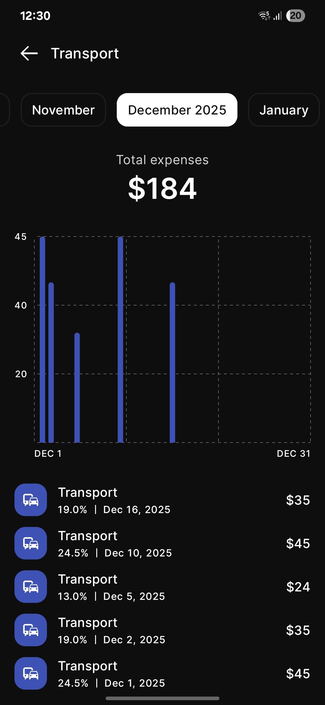Money Manager - Screenshot 4 showing product features and functionality