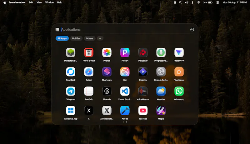 LaunchWindow screenshot 4