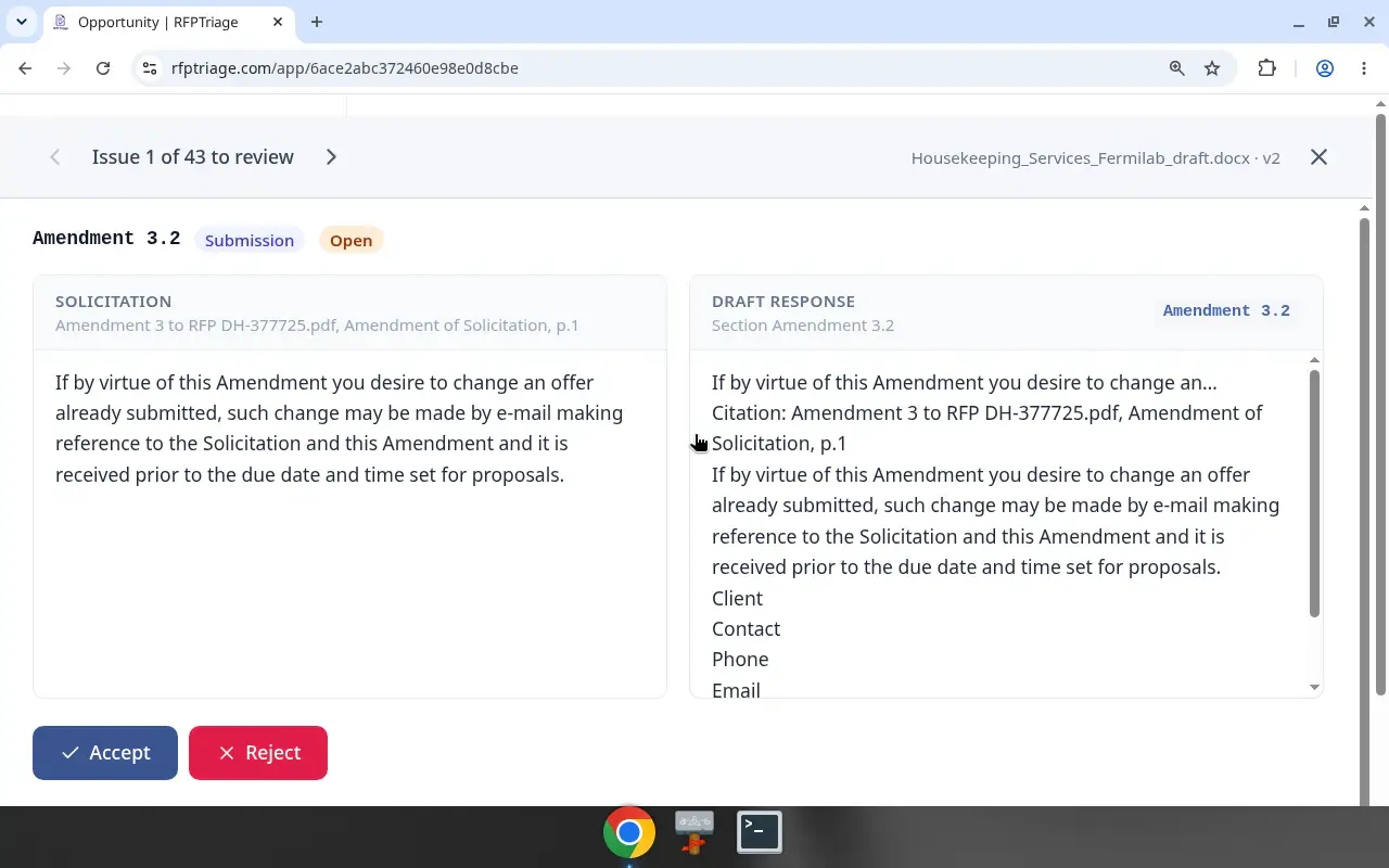 RFPTriage gallery image