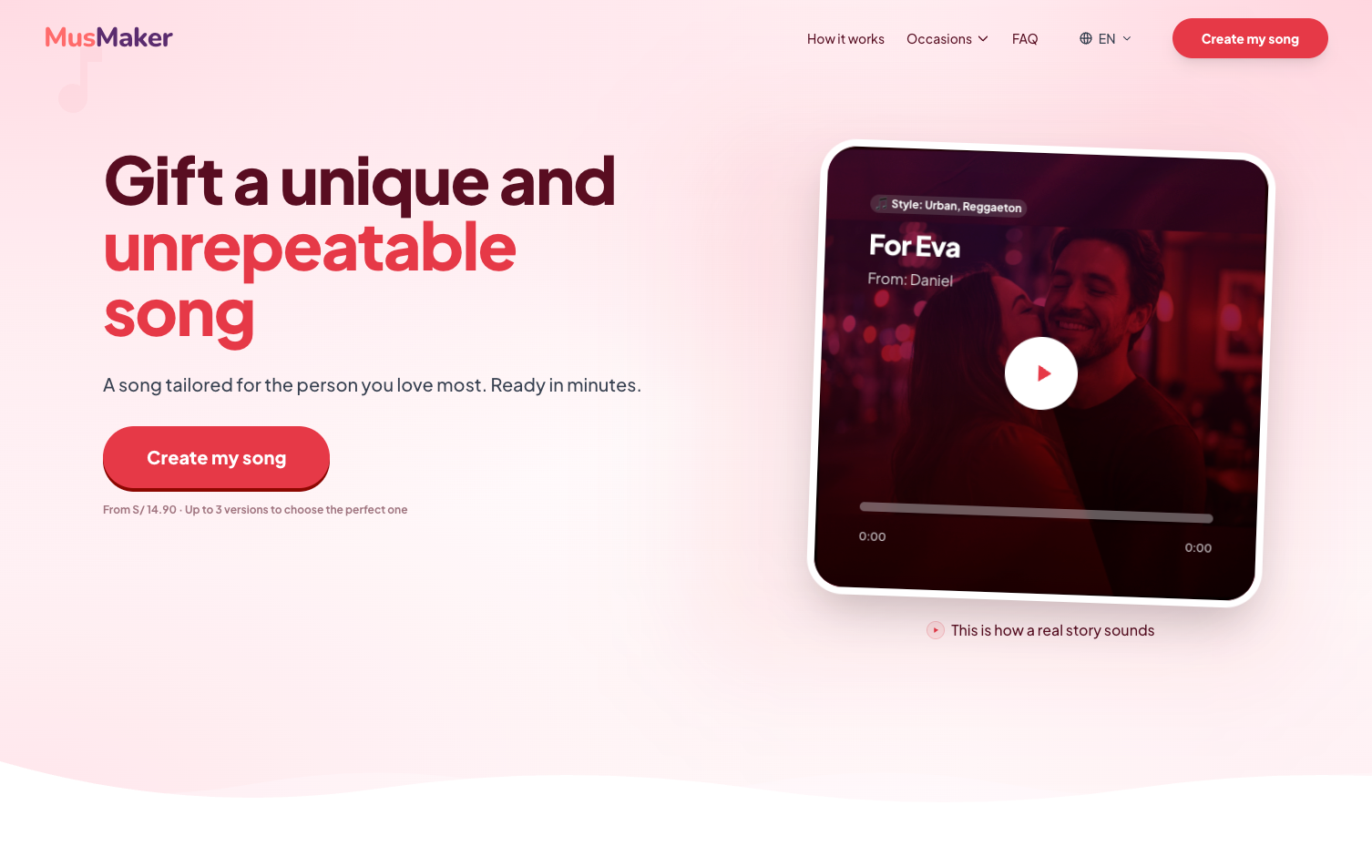 MusMaker - Main product screenshot demonstrating key features and user interface