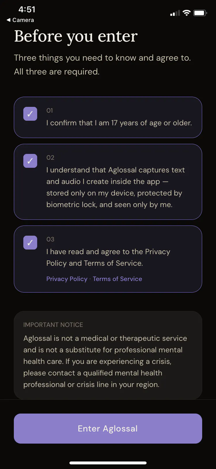 Aglossal gallery image