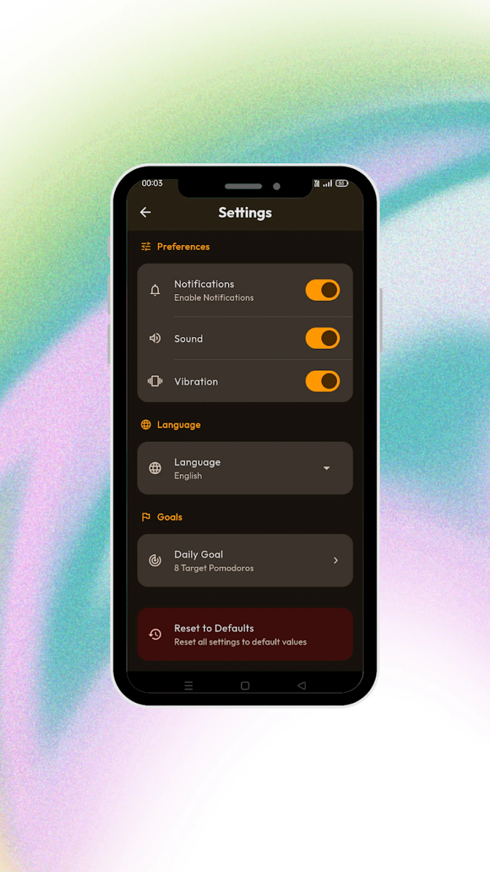Pomodoro FocusBite screenshot 2