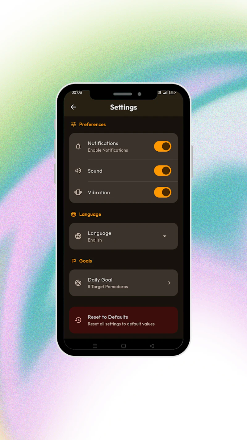 Pomodoro FocusBite screenshot 2