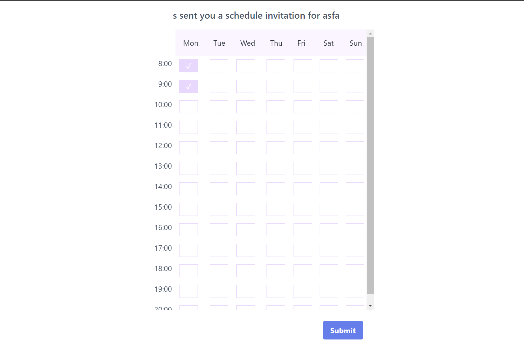Schedule Tool gallery image