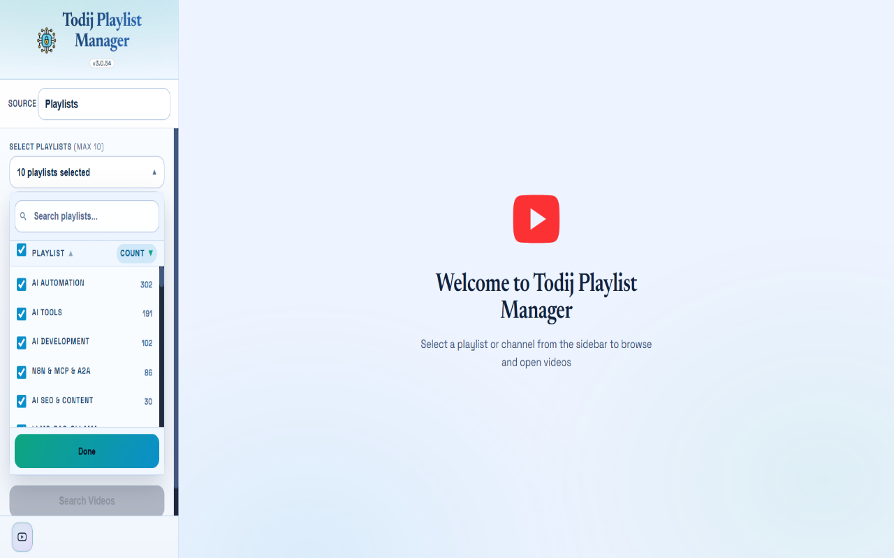 Todij Playlist Manager gallery image