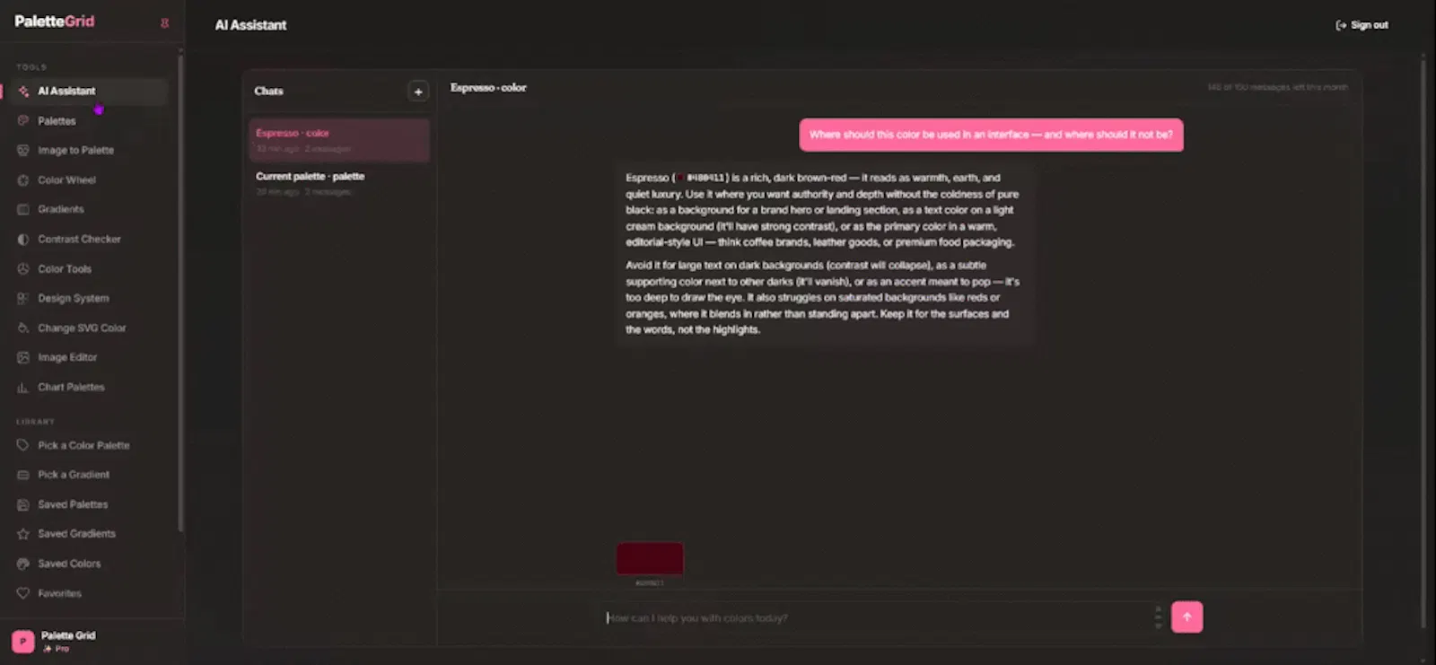 Palette Grid screenshot 1 (video preview)