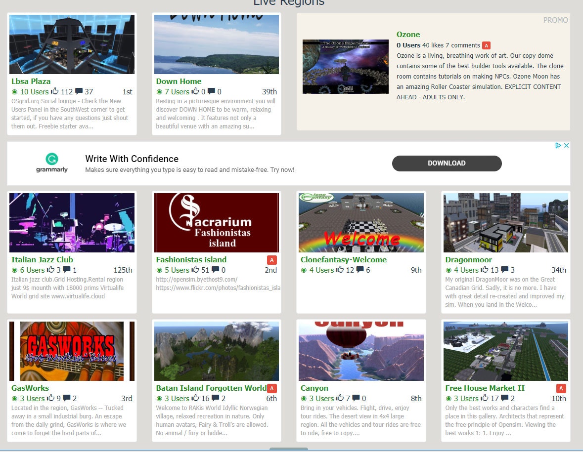 OpenSim World gallery image