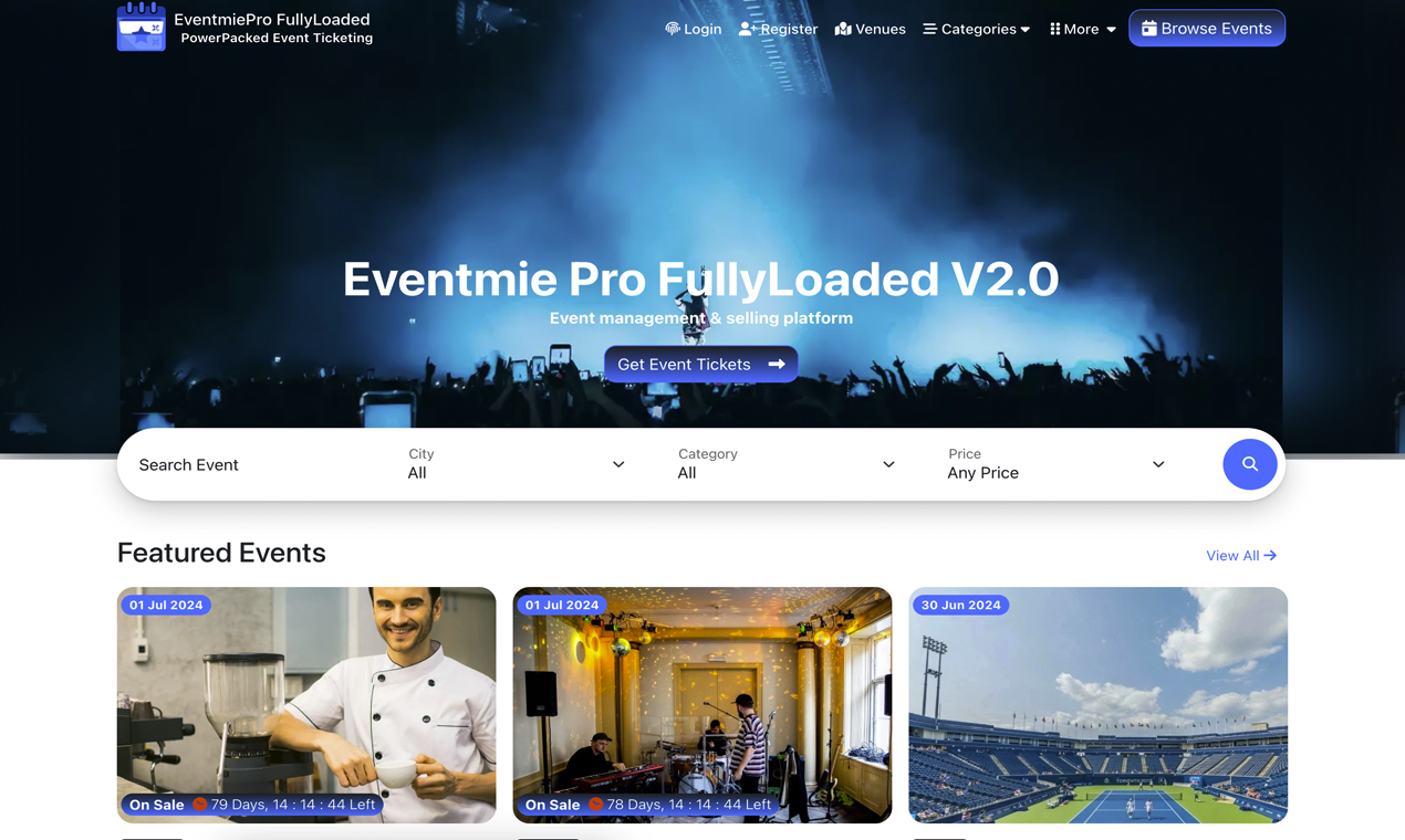 EventMie Pro Protered Platform v2.0 media 2