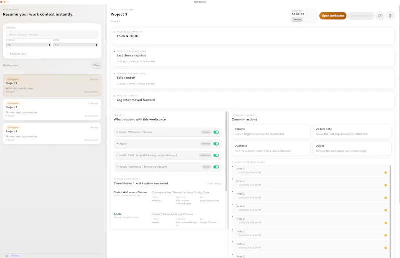 TaskAnchor screenshot 5