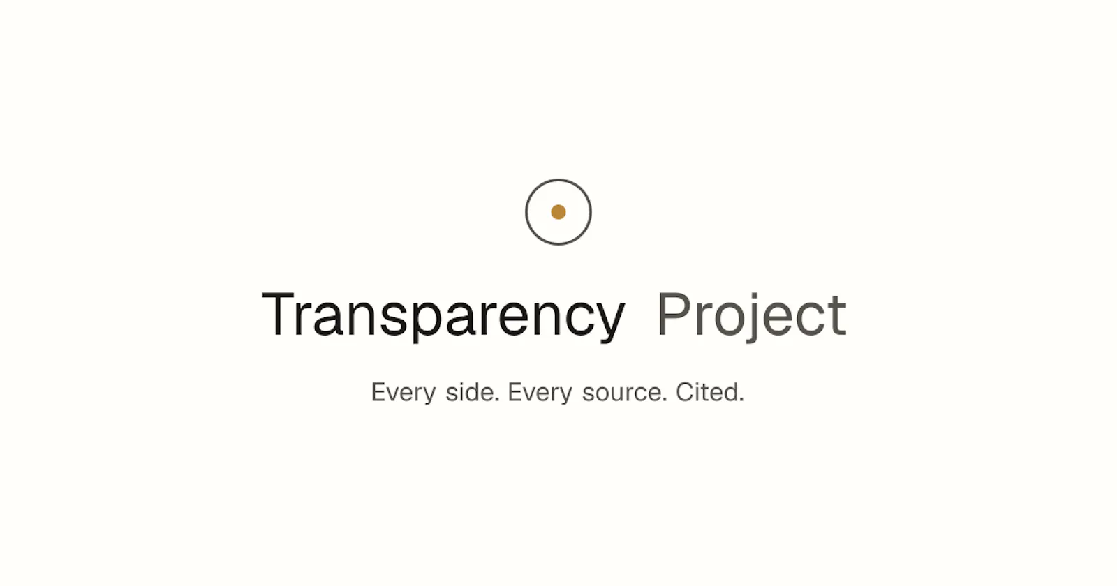 Transparency Project screenshot 1
