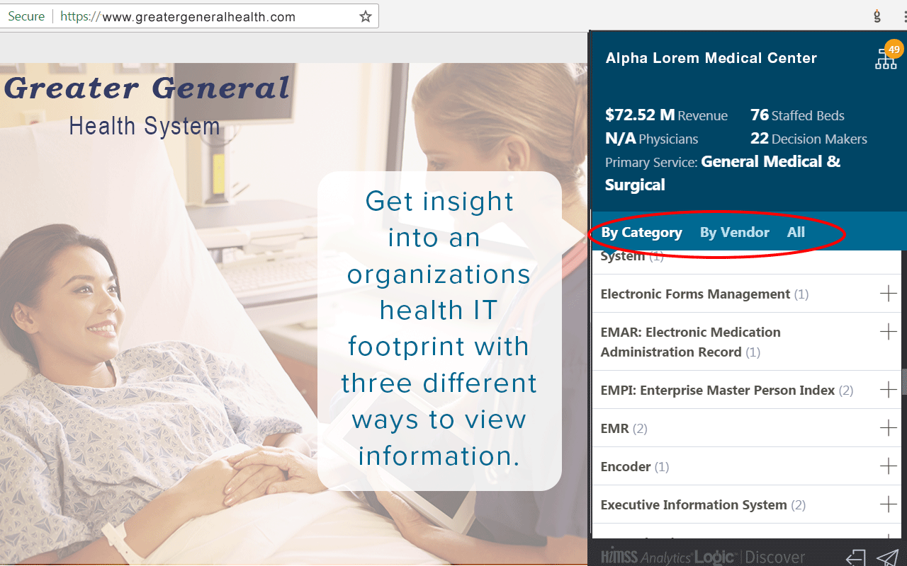 HIMSS Analytics LOGIC Discover gallery image