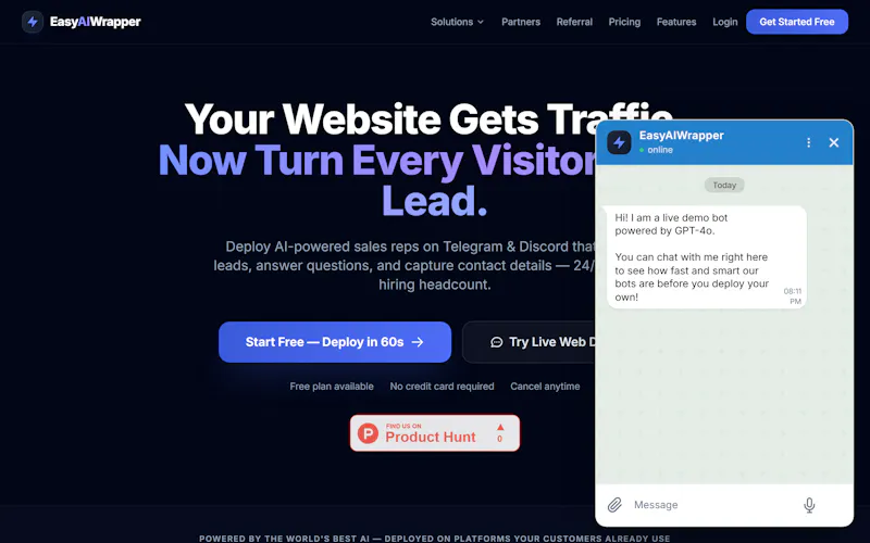 EasyAiWrapper.com screenshot 2