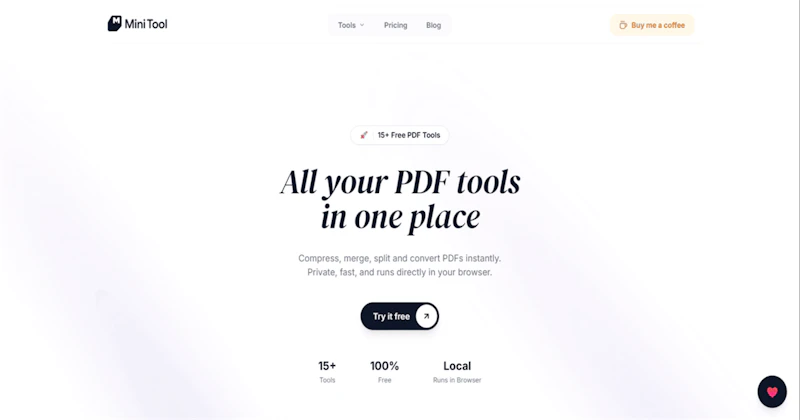 Mini Tool screenshot 1