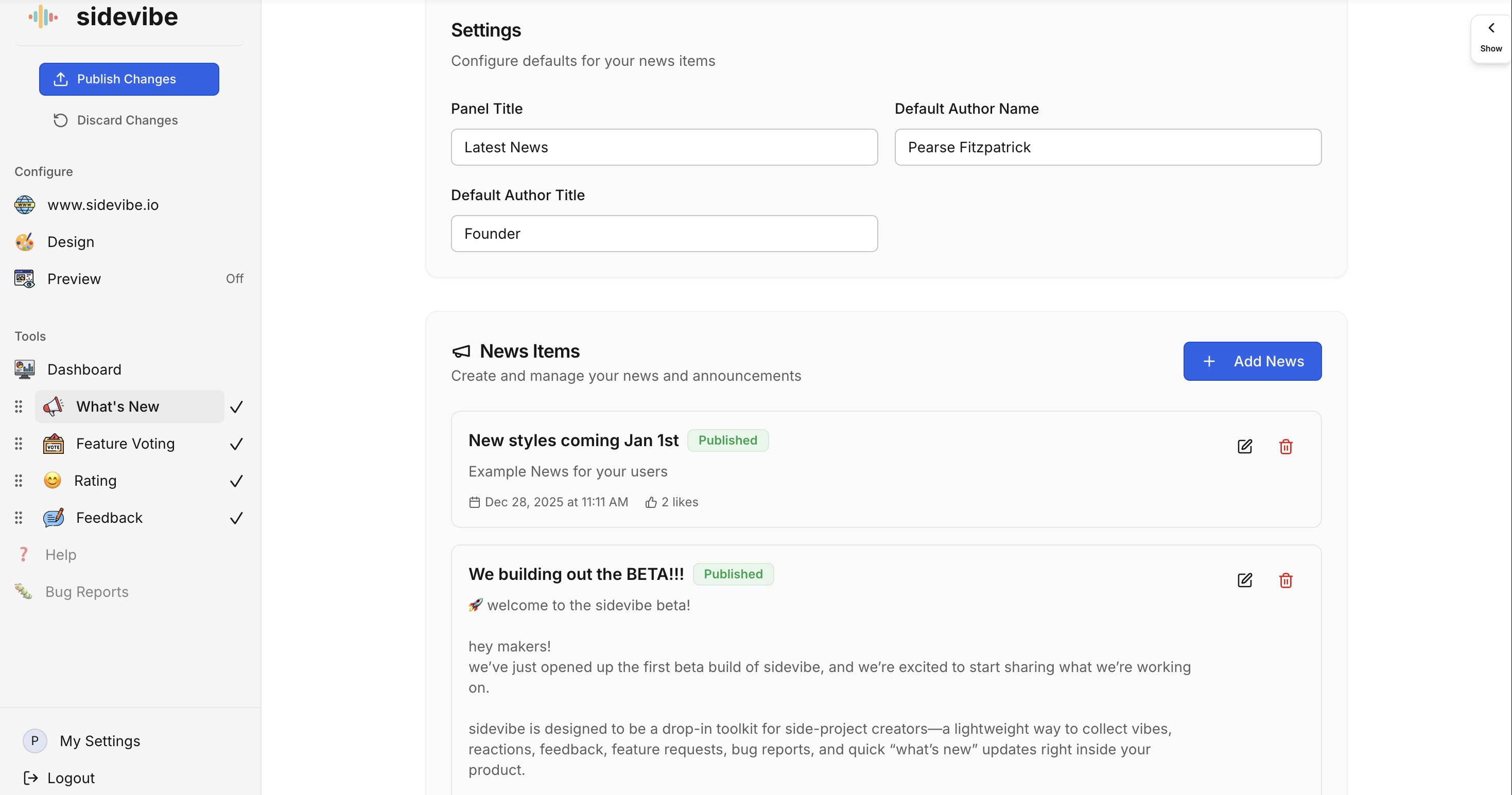 sidevibe gallery image