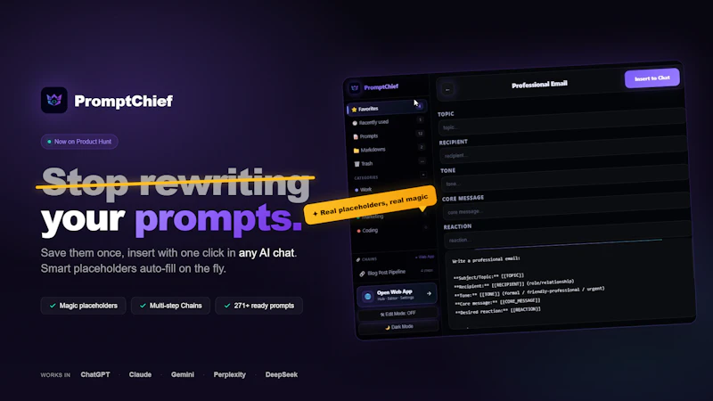 PromptChief screenshot 1