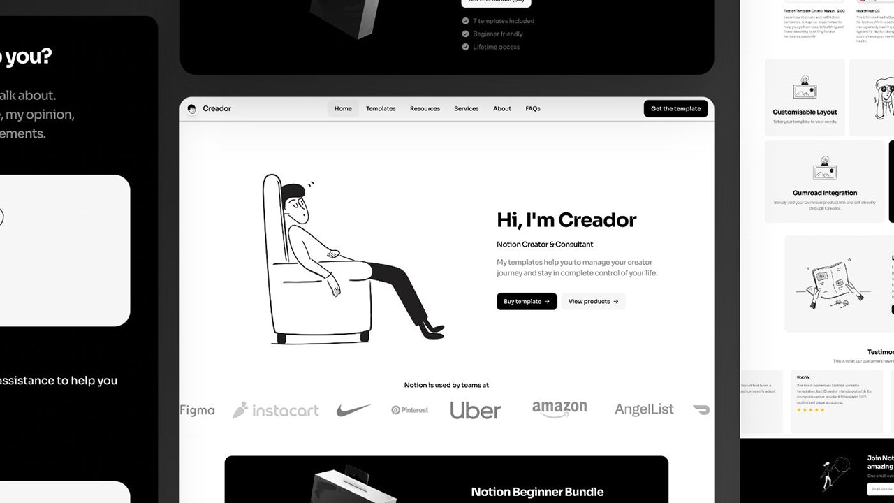 Creador - Plantilla de marco para creadores de nociones media 4