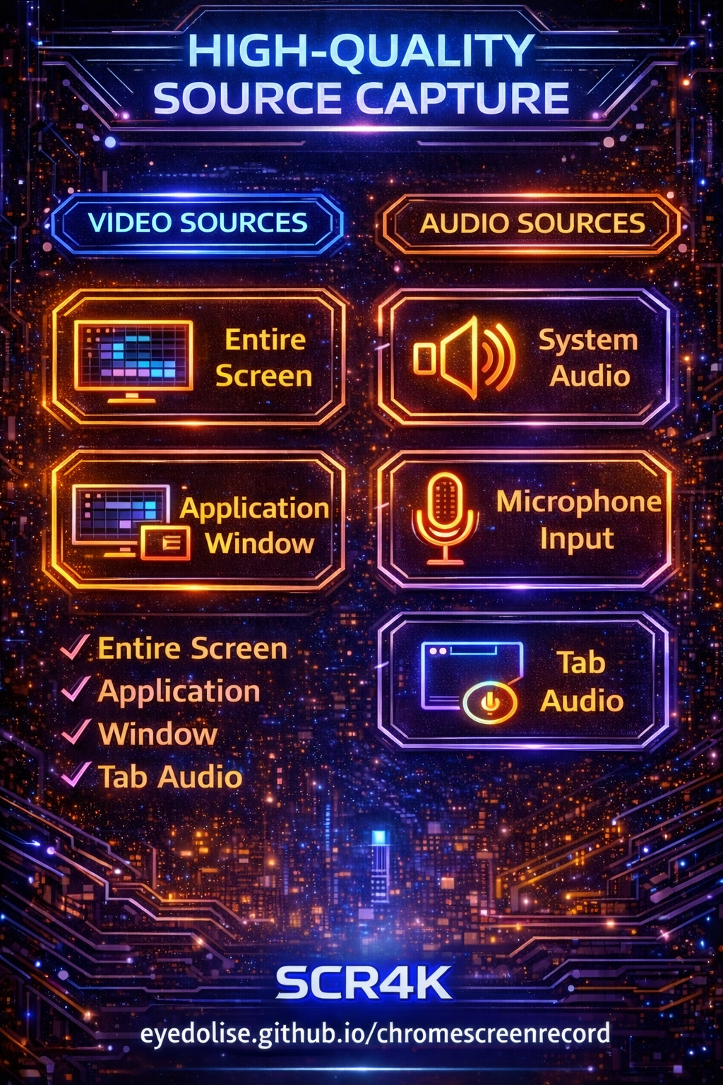 SCR4K - Main product screenshot demonstrating key features and user interface