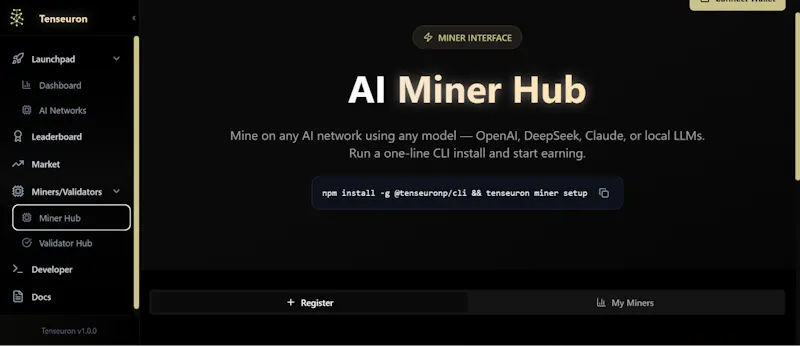 Decentralized AI Protocol/Launchpad screenshot 4