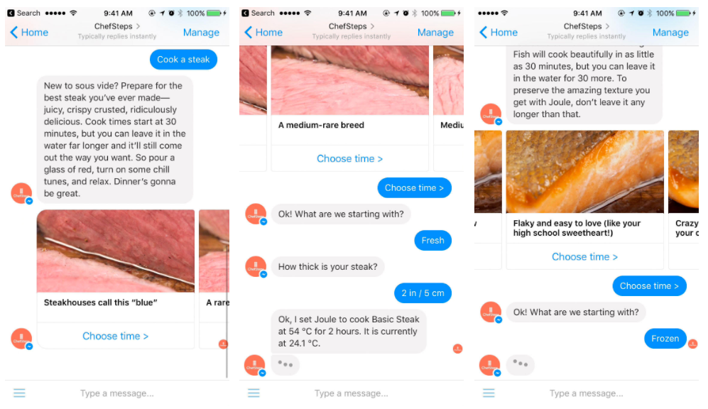 Chefstep's Joule on Messenger gallery image